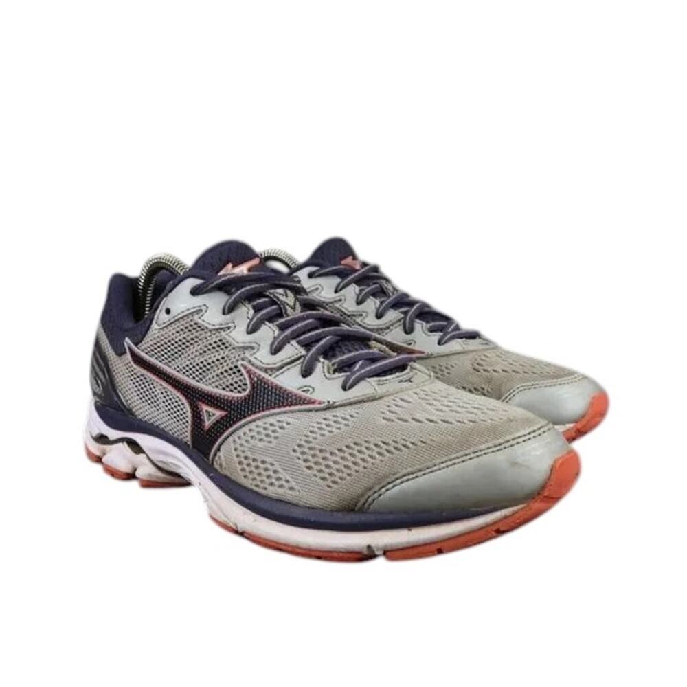 Mizuno Shoes Womens 8.5 Athletic Sneaker Wave Rider 21 Running Training Fitness